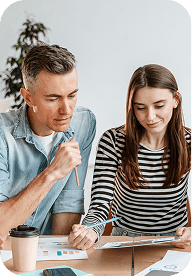 HR Team working at desk